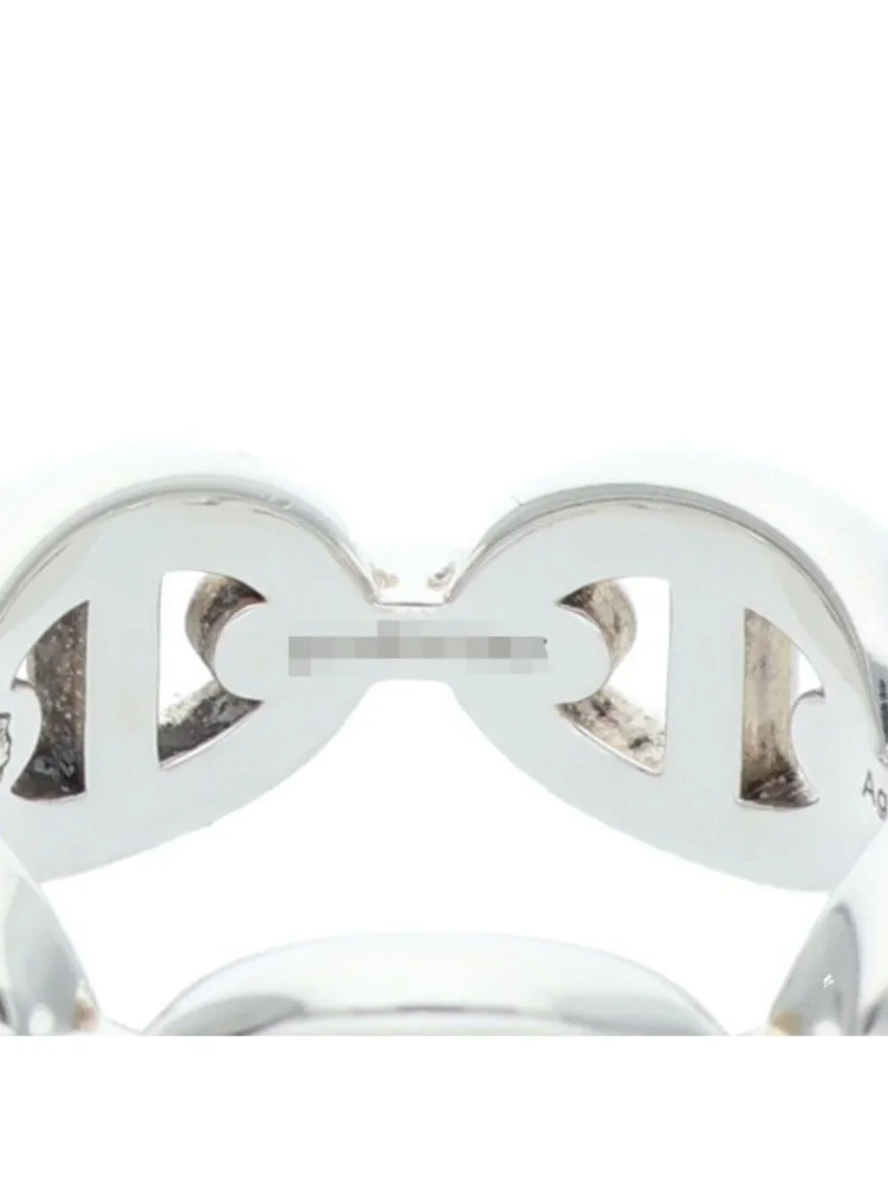 Hermes Chaine D'ancre Enchainee PM Silver Ring